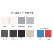 Vestiaires compacts TASK - Demi-cases - 2 portes par colonne - Largeur 30 ou 40 cm_8