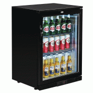 Arrière-bar une porte pivotante Série G noir 138L GL001 Polar_8