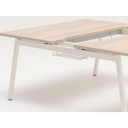 Bureau opératif administratif avec plateaux coulissants - OGI SLIDE - ergonomique et écologique_8