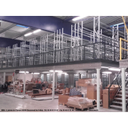 Rayonnage mi-lourd SMAI - robuste et polyvalent pour réserve, atelier, logistique - Profondeur 500 à 1200 mm - Hauteur jusqu'à 5400 mm_8