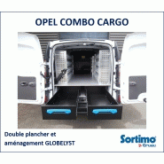 Système de rangement sécurisé pour Opel Combo Cargo
