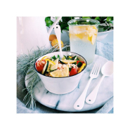 6 bocaux en verre Weck® droits 850 ml - avec couvercles en verre et joints (clips non inclus) - WN000008_8