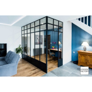 Verrière cloison sur mesure - Idéale pour délimiter vos espaces avec style et lumière naturelle_8