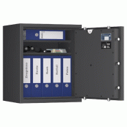 Coffre-fort FORMAT Lyra 3 Classe 0 - Anti-effraction certifié EN 1143-1 - Serrure électronique KABA Combi B 90 / Graphite RAL 7024_8