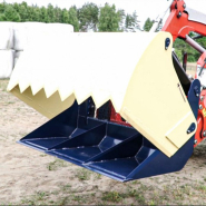 Godet désileur avec fond plein - fond en hardox - fabrication européenne - compatible chargeuses, tracteurs, télescopiques et tractopelles_8