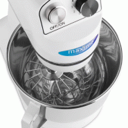 Mixer planétaire - 7 L - jusqu'à 2 kg de pâte - blanc | Maxima - 09300154_8