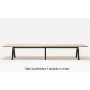 Bureau de direction moderne avec pieds en bois - Viga_8