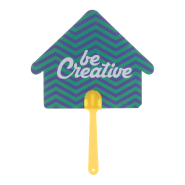 Éventail sur-mesure - poignée plastique et papier stratifié - impression digitale logo - minimum 100 pcs_8