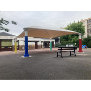 Préau d'école écologique et recyclable - KOMAN Groupe_8