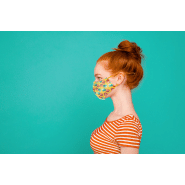 Masque facial personnalisé - lavable, réutilisable, taille adulte, impression sublimation - 2 couches polyester et coton_8