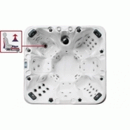 THE JOY - Spa portable - 4 places - 7 assises - 225x225x91 cm - Massage Aqua Rolling et 70 jets_8