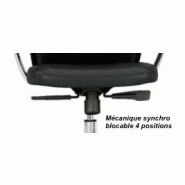 Fauteuil Manager cuir VIC - Mobel Linea - cuir noir_8