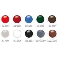 Corbeille publique Lofoten Vigipirate - ouverture latérale, acier peint, 100 litres - conforme aux dispositions réglementaires_8