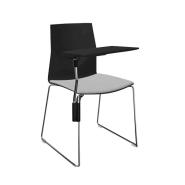 Chaise empilable Fourcast2® - dossier flexible en V - 8 couleurs - bois ou plastique - patins en téflon_8