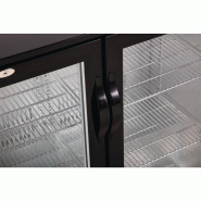 Arrière-bar trois portes pivotantes Série G noir 330L GL004 Polar_8