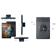 Écran tactile 8 pouces professionnel YziPanel - Android 12 ou 14 - 4 Go RAM / 32 Go ROM - EVI-YZ08P_8