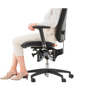 Siège de bureau pivotant, ergonomique avec accoudoirs réglables - 260 qi_8
