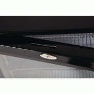 Arrière-bar deux portes pivotantes Série G noir 208L GL002 Polar_8