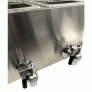 Friteuse posable électrique 2x4 l 7455.1002 COMBISTEEL_8