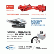 Pièces détachées pour essieux et boîtes à vitesse BTP