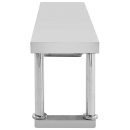 Vidaxl table de travail de cuisine avec étagère 120x60x120 cm inox 3054469_8