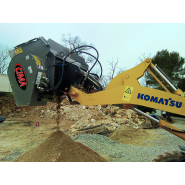 Godet malaxeur à vis à béton Cima - 600 à 800L - Transmission renforcée - BTP & industrie_8