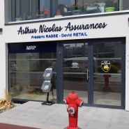 Enseigne lettres découpées PVC option rétroéclairage lumineux - Argent_8