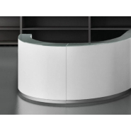 Banque d'accueil modulaire personnalisable - BENGENTILE avec options LED et PMR_8