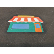 Parcours de sécurité routière  pour cours de récréation et espaces publics_8