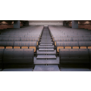 Siège d'amphithéâtre avec table modulable en rangée droite pour les universités, salles de formation - Q3000 - ATOMA_8