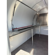 Remorque food-truck  pré équipée idéale  pour commerce ambulant mobile, sandwicherie, street food - Modèle LARGE 170/300XL_8