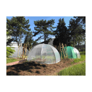 Serre de jardin octogonale pour  un espace de culture différent (10,43 m2) avec Ventilation par la pose d'un filet sur la porte- IGLOO avec ou sans tablette_8