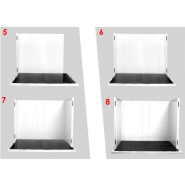 Chambre froide positive 210 x 210 cm avec sol_8
