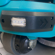 Autolaveuse avec alarme de recul et signalisations lumineuses à LED