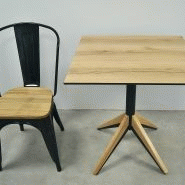 Table Oslo - Restootab - Style scandinave, bois et fer, plateaux sur mesure_8