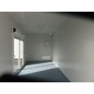 Bungalow monobloc ou juxtaposable standard - dimensions 6050x2450x2730mm - structure galvanisée avec isolation et équipements électriques_9