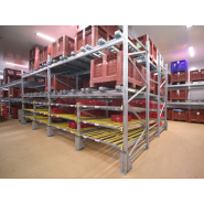 Rayonnage dynamique  pour bacs et cartons conçu pour  zones de préparation de commandes et/ou de production_8