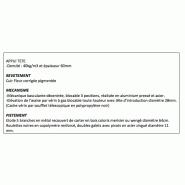 Fauteuil Directionnel avec accoudoirs  JOHN - Sitek - cuir noir_8