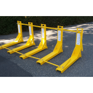 Barrière modulable pour ajustement à la largeur de route souhaitée