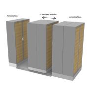 Archivage mobile à déplacement latéral et frontal Easy-Move - solution optimisée pour armoires à rideaux nouvelle génération_8