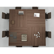 Table de réunion contemporaine et lumineuse - HAN - Élégante, personnalisable et durable_8