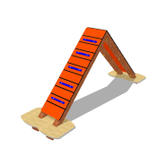 Parcours agility complet avec 12 éléments pour chiens – Équipements détaillés avec dimensions_8