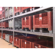 Rayonnage dynamique pour palettes idéale à l'aménagement de stock tampon, des zones d'expédition et de préparation de commandes_8