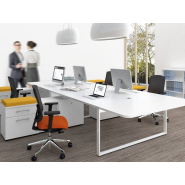 Bureau bench opératif individuel et double OGI Q - Design contemporain pour open-space_8