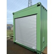 Container 20 pieds stockage avec rideau alu isolé en façade_8