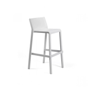 Chaise haute en résine TRILL - Stamp - design épuré, résine recyclable, usage extérieur_8