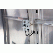 Comptoir de préparation réfrigéré GN avec pare-haleine Série U 4 portes CT395 Polar_8