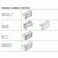 Banque d'accueil lumineuse Zig Zag avec accès PMR - MDD - Droite, Blanc, 260_8