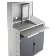 Armoires et meubles de rangement robustes pour ateliers et garages - Gamme Verso - acier soudé et modulables_8