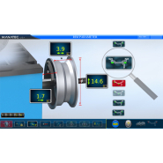Equilibreuse de roues vidéographique Manatec - DSP Premium + VL-65 LX PREMIUM+_8